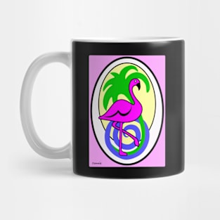 Tropical Pink Flamingo Mug